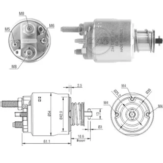 SOLENOIDE VALEO 12V BMW SERIE 1 2.0D- SERIE 3 2.0D- SERIE 5 3.0D- XDRIVE