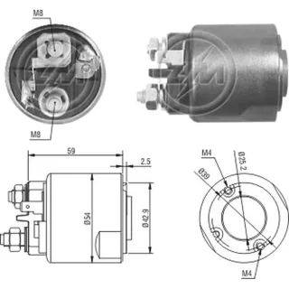 SOLENOIDE VALEO 12V CLIO/KANGOO1.6/MEGANE/SCENIC