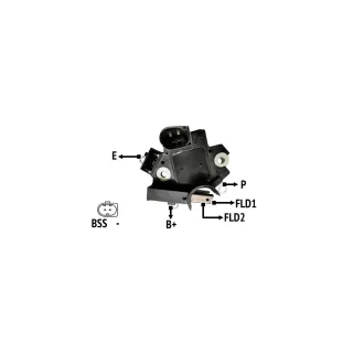 REGULADOR DE VOLTAJE 12V HITACHI SERIE  IMPORTADO PORSCHE CAYENNE
