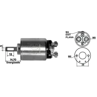 SOLENOIDE HITACHI 12V HONDA CIVIC-OPEL 1.8-GM BLAZER-LUV-NI