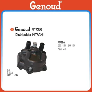 TAPA DISTRIBUIDOR MAZDA 626 1.8I 2.0I 16V.- MX6 2.0 91/97- D
