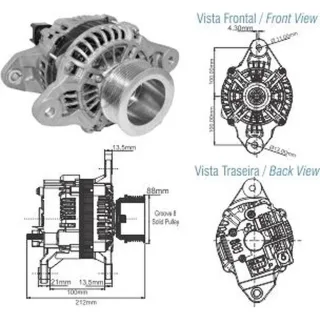 ALTERNADOR VOLVO B12B- FH12 100A 24V