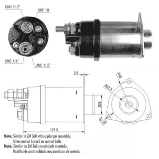 SOLENOIDE DELCO REMY 24V.M.BENZ 37MT