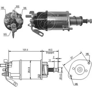 SOLENOIDE INDIEL 12V MOTOR M50 BEDFORD