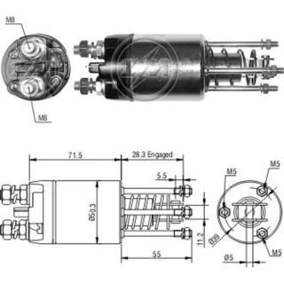 SOLENOIDE MARELLI 12V FIAT REGATTA / LANCIA