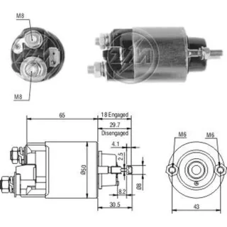 SOLENOIDE DENSO 12V ISUZU / JOHN DEERE / KUBOTA