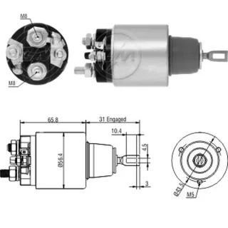 SOLENOIDE BOSCH 12V BMW SERIE 5-7-8-X5-Z8