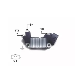 REGULADOR DE VOLTAJE HITACHI- NISSAN 12V (IMPORTADO)