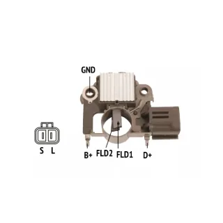 REGULADOR DE VOLTAJE 12V MITSUBISHI (IMPORTADO)
