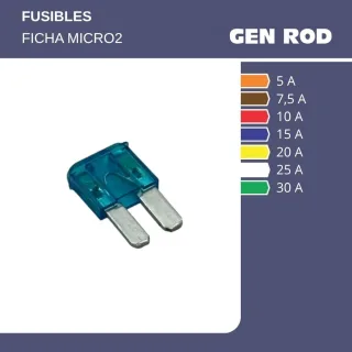 FUSIBLE FICHA MICRO 2 PINES 25 AMPERES FORD- DODGE