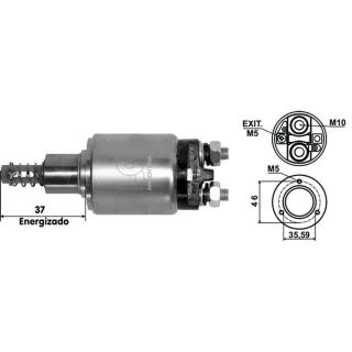 SOLENOIDE BOSCH 24V ARRANQUE JF M.B./SCANIA P93H C/EMB. EXIT