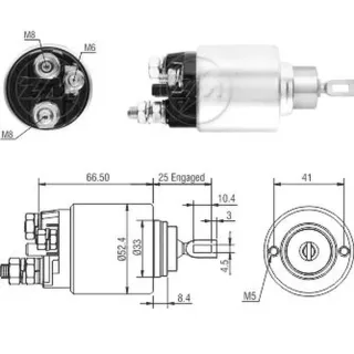 SOLENOIDE BOSCH 12V FIAT STRADA
