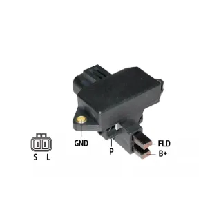 REGULADOR DE VOLTAJE 12V SERIE BOSCH IMPORTADO OEM = 9190067043 / 9191067046 / 9191067049 / 9191067059 / AW344863 / 27700-8Y002 / 27700-YA020 / 27700-