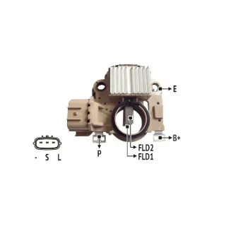 REGULADOR DE VOLTAJE MITSUBISHI SUBARU SAAB 12V EQUIVALENCIAS 427  4276125T A866X43372  6853619K  23815AA140  (IMPORTADO)