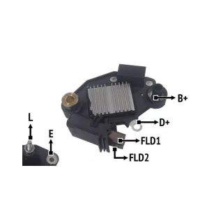 REGULADOR DE VOLTAJE 12V. VALEO - FIAT CIRCUITO TIPO A (IMPORTADO)