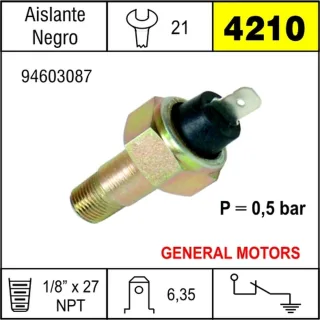 BULBO ACEITE CHEVROLET TODOS