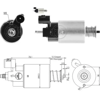 SOLENOIDE 12V DODGE RAM 1500 - WRANGLER