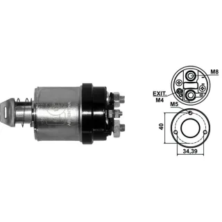 SOLENOIDE INDIEL 12V FIAT PALIO 1.6 16V CON IGNICION