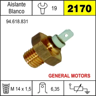 BULBO TEMPERATURA CHEVROLET CHEVETTE PARTIDA FRIO DDE 1981