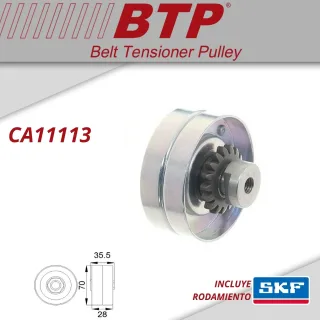 TENSOR POLY V RENAULT ) MEGANE 2.0 ; LAGUNA 1.8 Y 2.0 OEM: 7700851321 VKM36006 F-121366  MEDIDAS: 70X35X28
