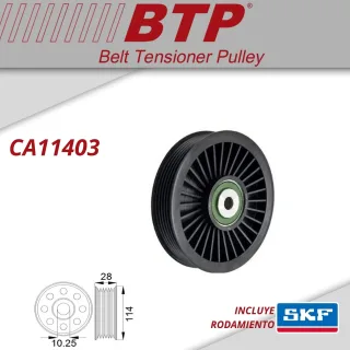 TENSOR POLY V CHEVROLET MULTICANAL ASTRA / VECTRA DIESEL EQUIPADO CON 2 ROD. 6203 CAPACIDAD DE CARGA SUPERIOR AL ORIGINAL. OEM: VKM 35016 F- 226668.2 