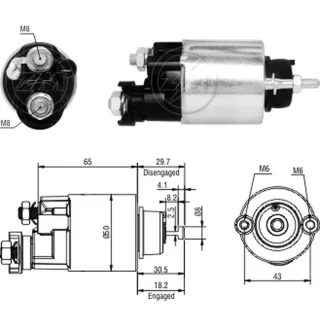 SOLENOIDE HONDA 12V HONDA CIVIC 1.7 2001-2005