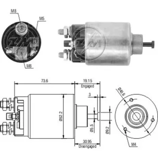 SOLENOIDE DELCO REMY 12V CHEVROLET BLAZER DAEWOO