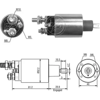 SOLENOIDE INDIEL 12V VW CAMIONES/ CUMMINS
