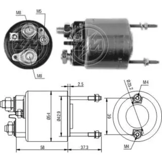 SOLENOIDE VALEO 12V PEUGEOT/RENAULT