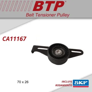 TENSOR POLY V RENAULT MEGANE MOTOR 1.6 16V OEM: 7700105325 F-123190.51 VKM 36021 MEDIDAS: 70X26