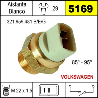 BULBO ELECTROV VW KOMBI DIESEL BRASIL 2.0 95/85