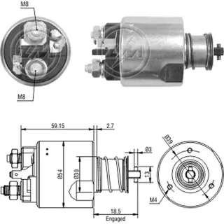 SOLENOIDE VALEO 12V  VOLVO S40 1.9 DI/ TDI