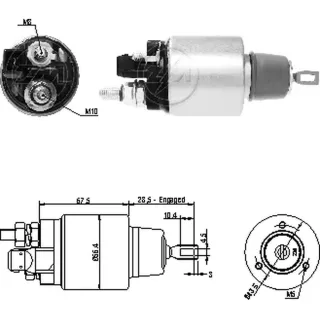 SOLENOIDE BOSCH 12V VW S-140E / 8-150 FORD CARGO