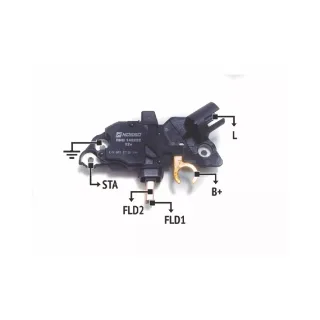 REGULADOR DE VOLTAJE  PEUGEOT- CITROEN - 12V. BOSCH (IMPORTADO)