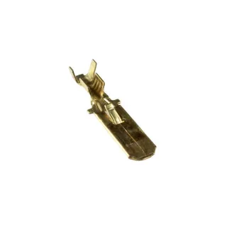 TERMINAL PALA MACHO 6.35MM CON TRABA (3916) (100)
