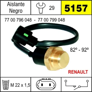 BULBO ELECTROV RENAULT CLIO CON CABLE