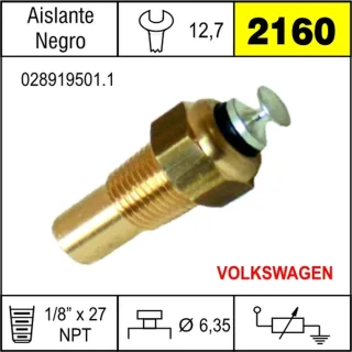 BULBO TEMPERATURA VW GACEL 85/86 EQUIVALENCIAS 24521FAL