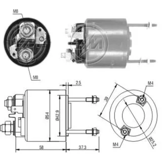 SOLENOIDE VALEO 12V CLIO1.2/1.4/1.8/EXPRESS/VOLVO -PARIS-RHO