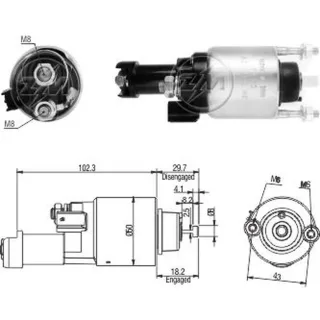 SOLENOIDE HONDA 12V.  CIVIC 1.8/ 2.0 2006 AL 2011