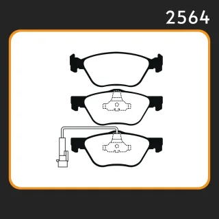 PASTILLAS DE FRENO ALFA ROMEO   FIAT PUNTO MAREA  IDEA 1.8 ADV. 05/  PUNTO II 1.8-1.9 03 / ALFA 145 2.0 01 LAR. 156.6/155 ANC. 59.2    61.6 ESP. 17,9/