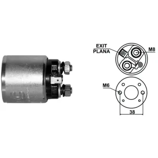 SOLENOIDE INDIEL 12V RENAULT 19- CLIO 1.8 INYECCION