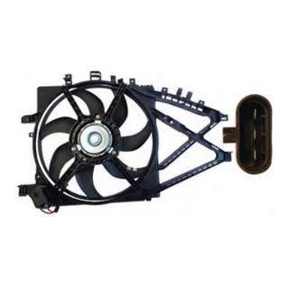 ELECTROVENTILADOR CHEVROLET CORSA 2 : 1.7 TD 02'- 09'   CON ENC.  - FLUJO: ASPIRANTE -  SENTIDO GIRO: HORARIO - EXT: 387 - POTENCIA: 131/228 W - COD H