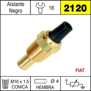 BULBO TEMPERATURA FIAT 600-750-800