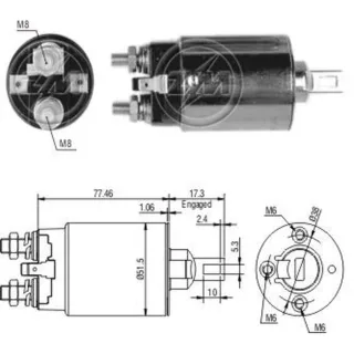 SOLENOIDE  BOSCH 12V MITSUBISHI