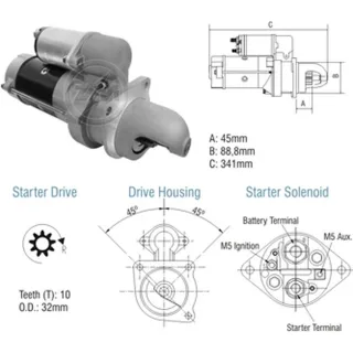 ARRANQUE CASE 12V