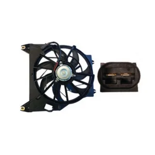 ELECTROVENTILADOR RENAULT KANGOO : 1.9 DIESEL 99'- 09'   CON ENC.  - FLUJO: ASPIRANTE -  SENTIDO GIRO: HORARIO - EXT: 385 - POTENCIA: 162 W - COD HELI