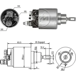 SOLENOIDE BOSCH 12V FIAT CON MOTOR FIRE
