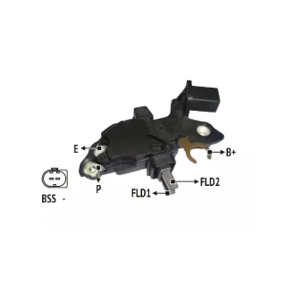 REGULADOR DE VOLTAJE BOSCH BMW-X3-Z4 CITROEN 12V EQUIVALENCIAS  12317505922  	12317523059  12317540656   1986AE0081  F00M145312  	F00M145655   F00M145