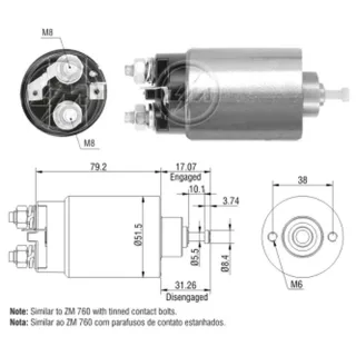 SOLENOIDE MOTORCRAFT 12V FORD PMGR STARTER/RANGER/EXPLORER