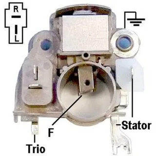 REGULADOR DE VOLTAJE 12V. MITSUBISHI-FORD/MAZDA (IMPORTADO)